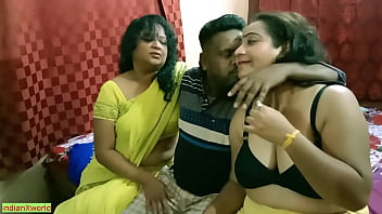 Indian Bengali stud getting scared to pound 2 mummy bhabhi !! Greatest softcore Three way fuck-a-thon