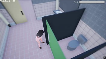 Nude Risk 3 dimensional [Hentai game PornPlay ] Exhibition simulation in public building