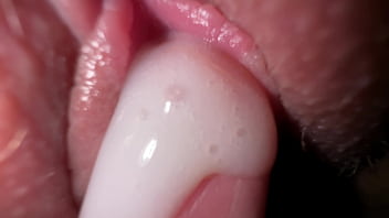 Extremely closeup hook-up with friend's fiance, cock-squeezing milky white-hot smash and jizz on opened up coochie